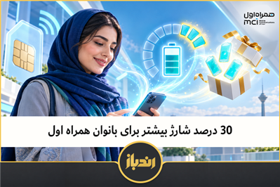 ۳۰ درصد شارژ بیشتر برای بانوان همراه اول