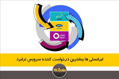 ایرانسلی ها بیشترین درخواست کننده سرویس ترابرد